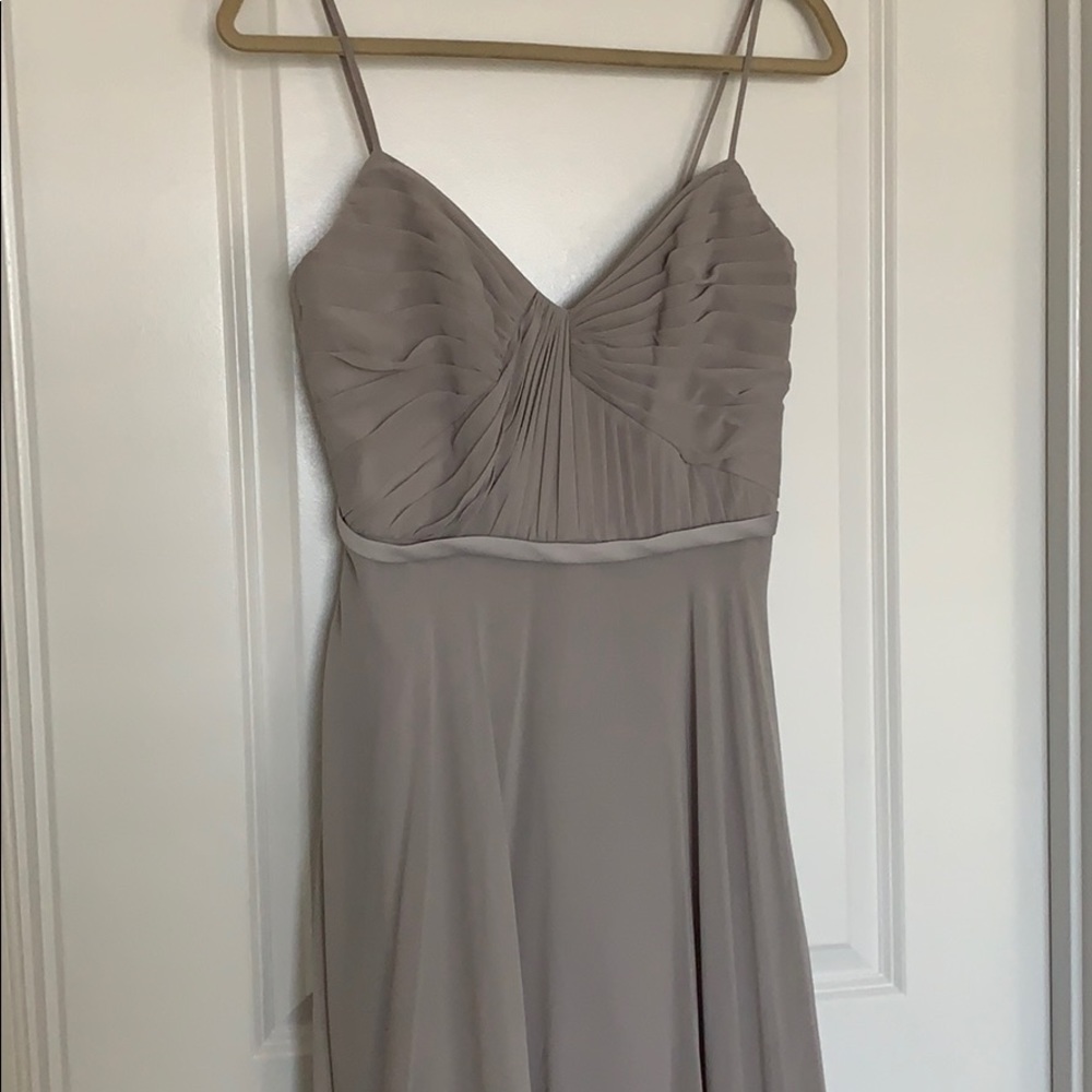 Brideside Cher Bridesmaid Dress Earl Grey Size 4